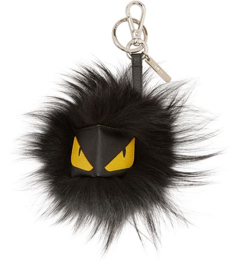 where to buy fendi fur keychain|fendi key rings for men.